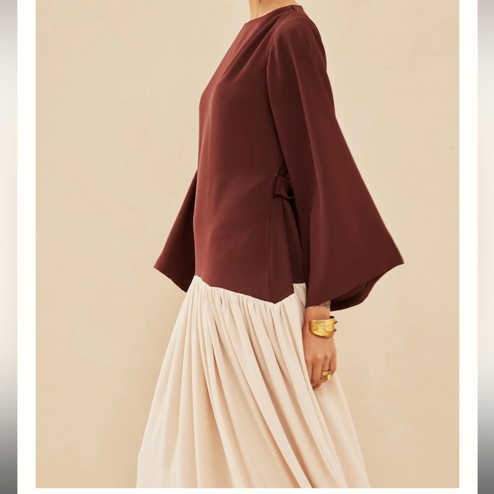 Drop waist maxi dress